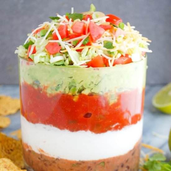 Healthy Seven Layer Dip