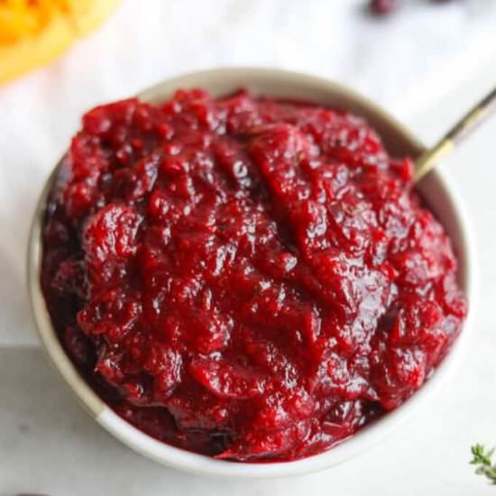 Healthy Cranberry Sauce