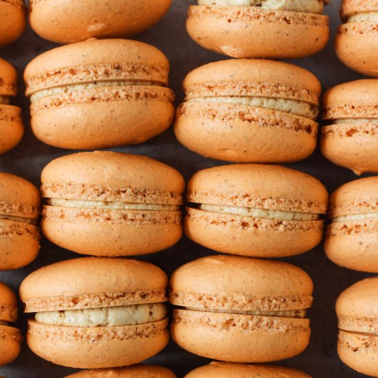 Pumpkin Macarons