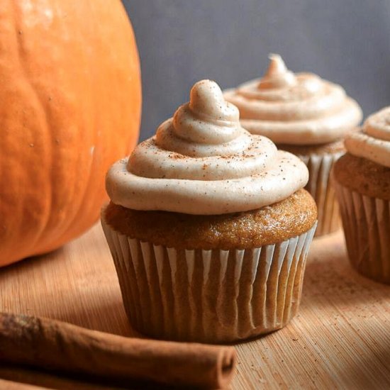 Fall Pumpkin Cupcakes