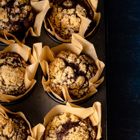 Chocolate Pumpkin Muffins