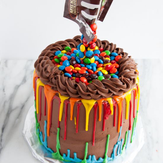 How To Make An M&M Anti-gravity Cake