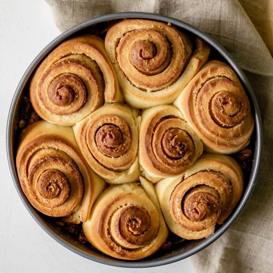 Einkorn Pecan Sticky Buns