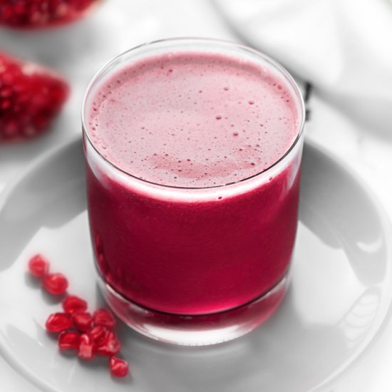 Homemade Fresh Pomegranate Juice