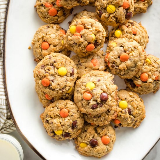 Ultimate Reese’s Monster Cookies