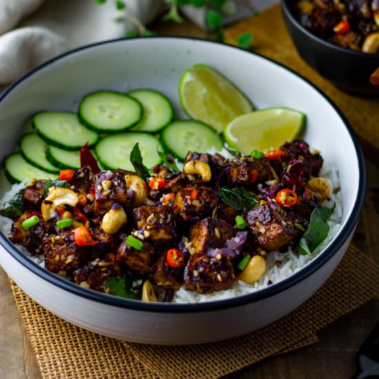 Tamarind tofu ghee roast