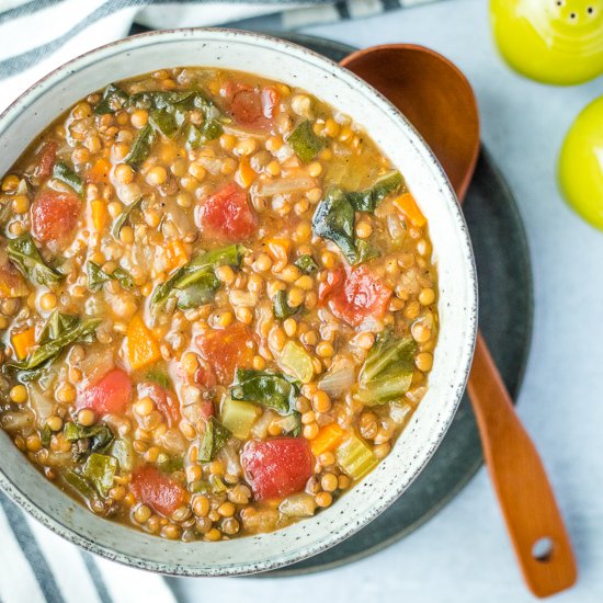 Slow Cooker Lentil Soup