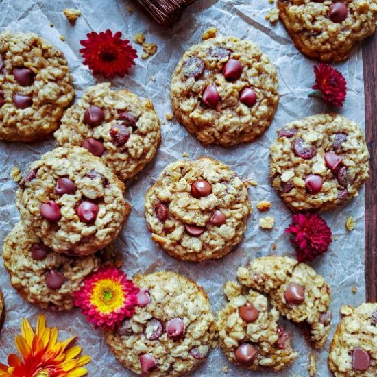 Apple Cider Oatmeal Cookies (GF)