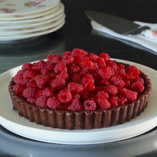 Fresh Raspberry Tart