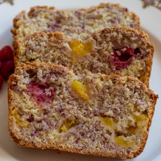 Raspberry-Peach Bread