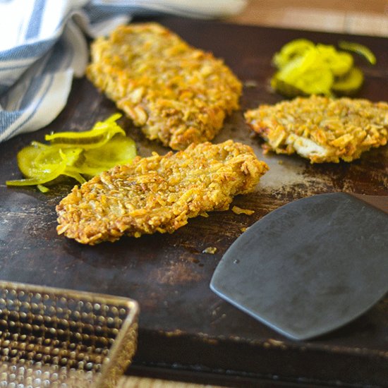 Potato Chip Crusted Chicken