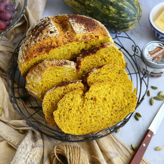 Pumpkin Boule with Cardamom