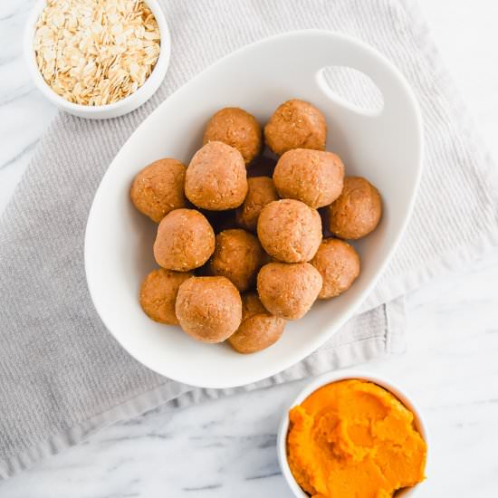 Pumpkin Spice Protein Energy Bites