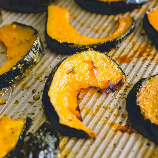 Maple Roasted Buttercup Squash