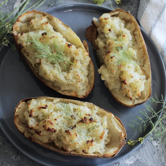 Mascarpone Twice Baked Potatoes