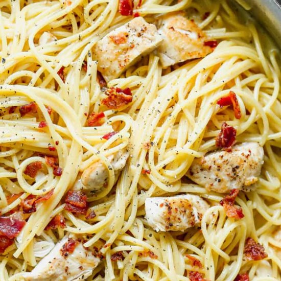 Chicken Carbonara!