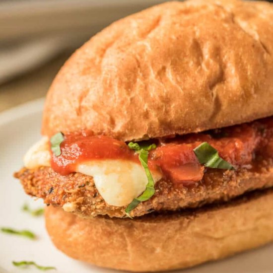 Chicken Parmesan Sandwich!