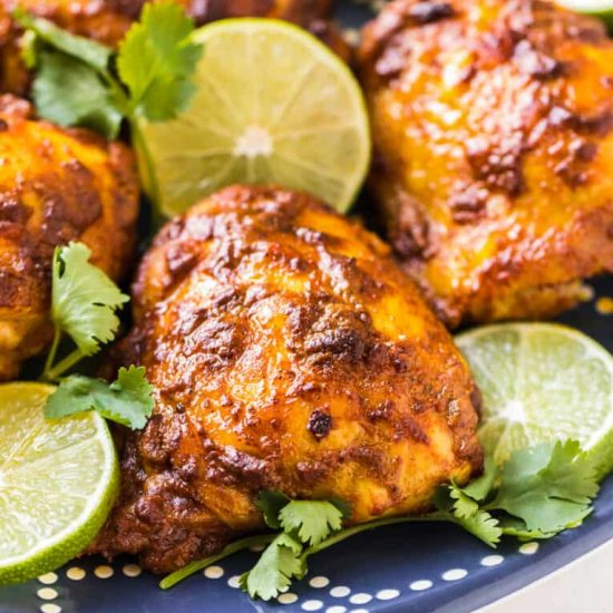 Tandoori Chicken Thighs!