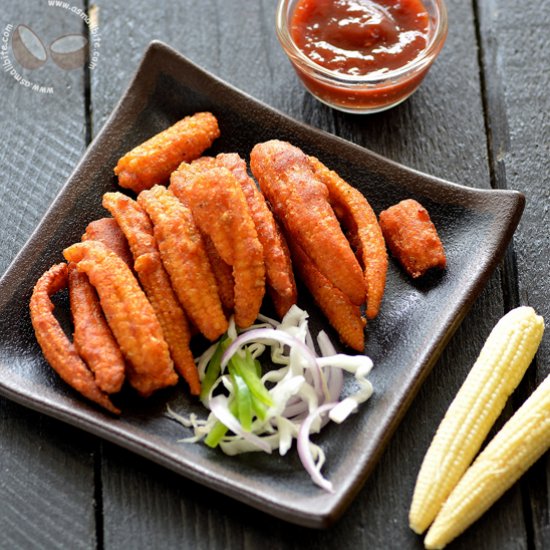 Golden Fried Baby Corn