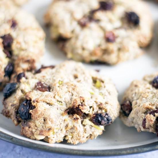 Healthy courgette cookies