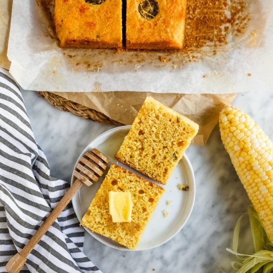 Jalapeño Cheddar Cornbread