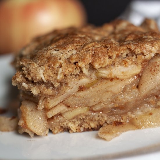 Double Vegan Apple Crisp