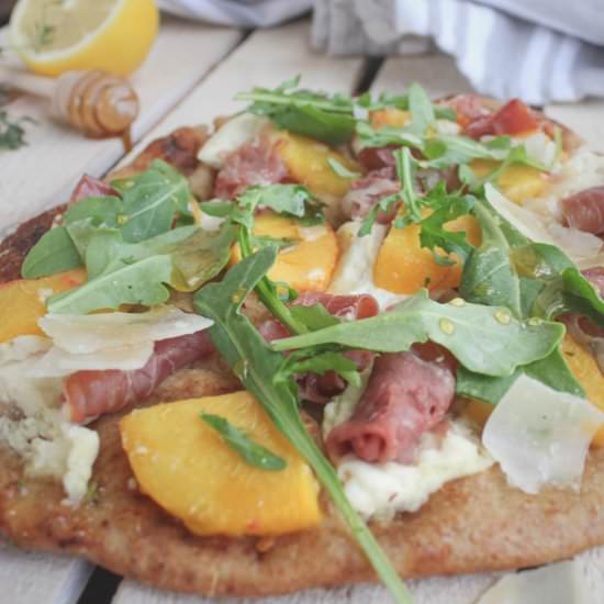 fearless ricotto, prosciutto pizza