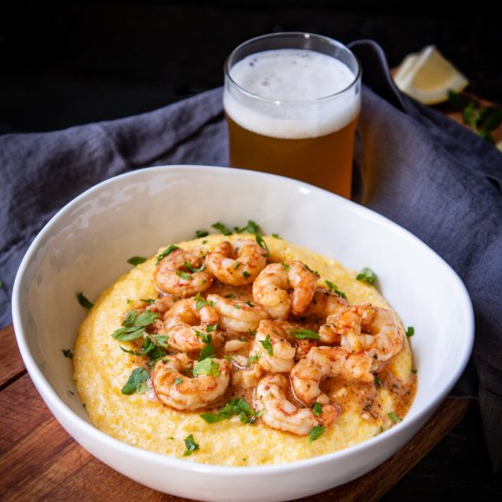 Southern Style Barbecue Beer Shrimp