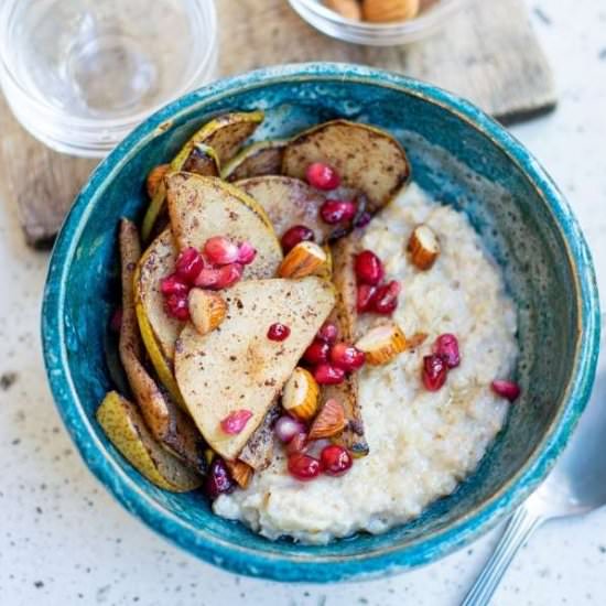 Cinnamon Pear Oatmeal