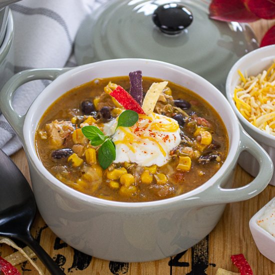 Slow-Cooker Chicken Tortilla Soup