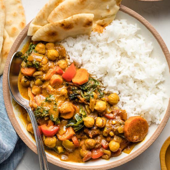 Instant Pot Chickpea Curry