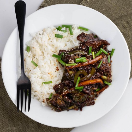 Healthy Mongolian Beef