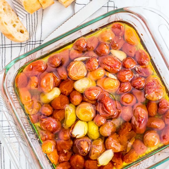 Slow roasted cherry tomatoes