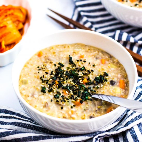 Savory Steel Cut Oatmeal