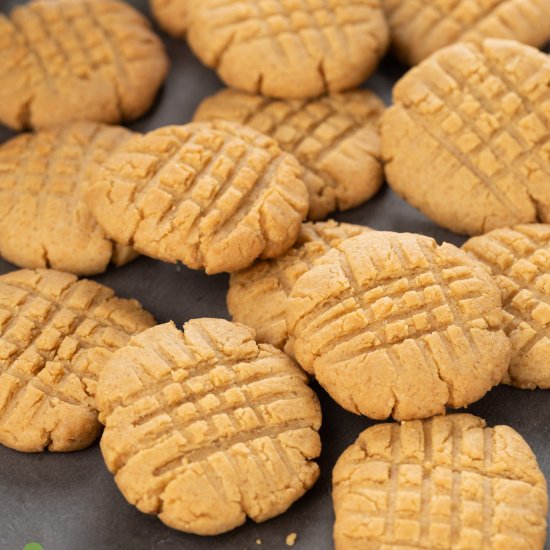 Healthy Peanut Butter Cookies