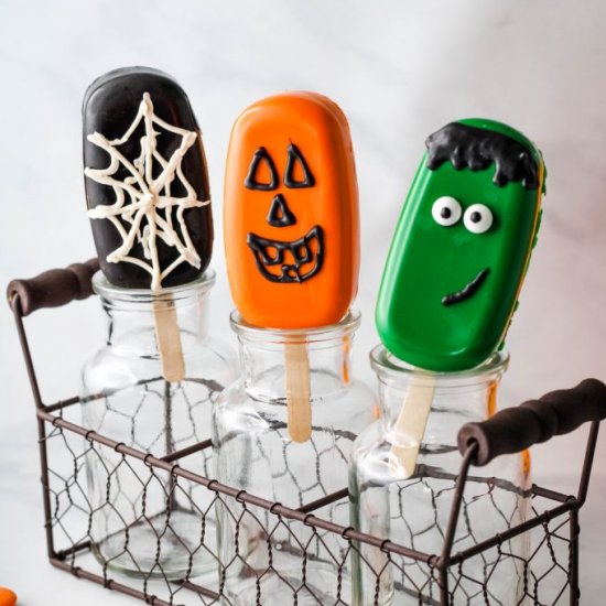 Halloween Cakesicles