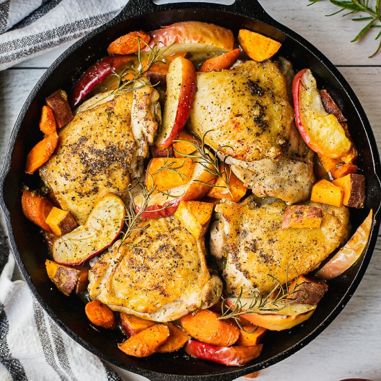 Apple Cider Chicken Skillet