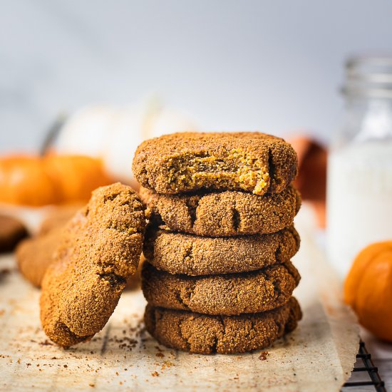 Pumpkin Snickerdoodle Cookies