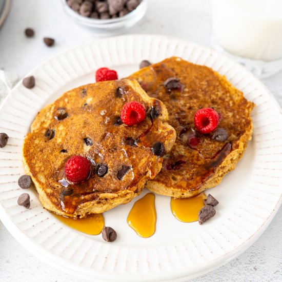 Whole Grain Protein Pancakes