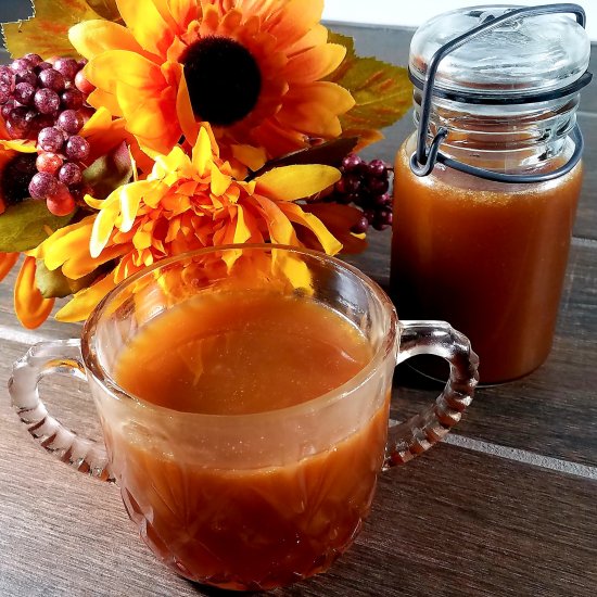 Easy Apple Cider Caramel Sauce