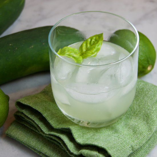 Cucumber & Basil Gimlet