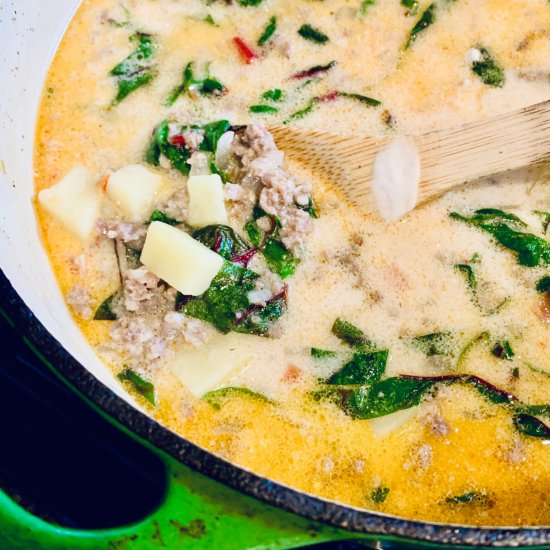 Dairy Free Zuppa Toscana Soup