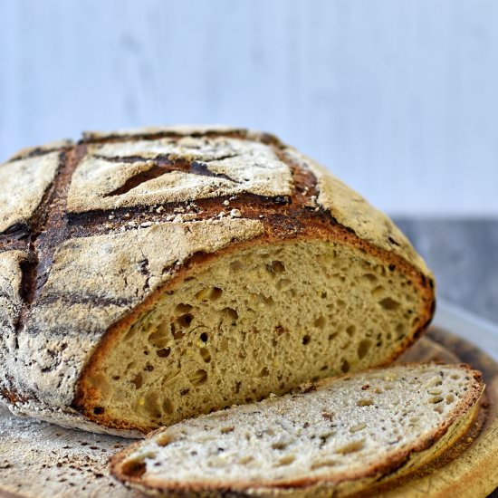 sourdough multiseed loaf