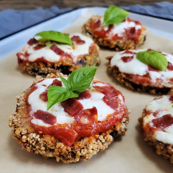 Eggplant Parmesan Pizzas