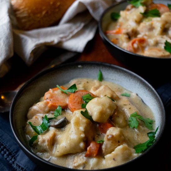 Easy Chicken and Dumplings