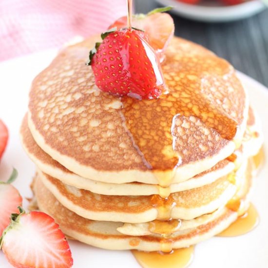 Gluten Free Quinoa Flour Pancakes