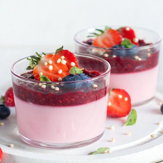 Beetroot Panna Cotta