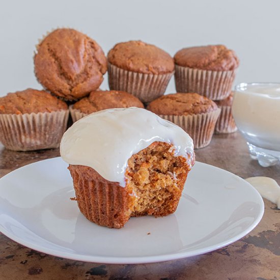 Very Best GF Carrot Cake Muffins