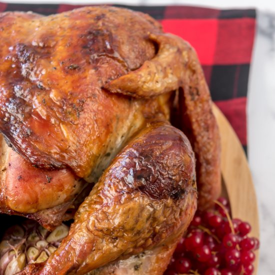 Roasted Turkey with Dry Brine