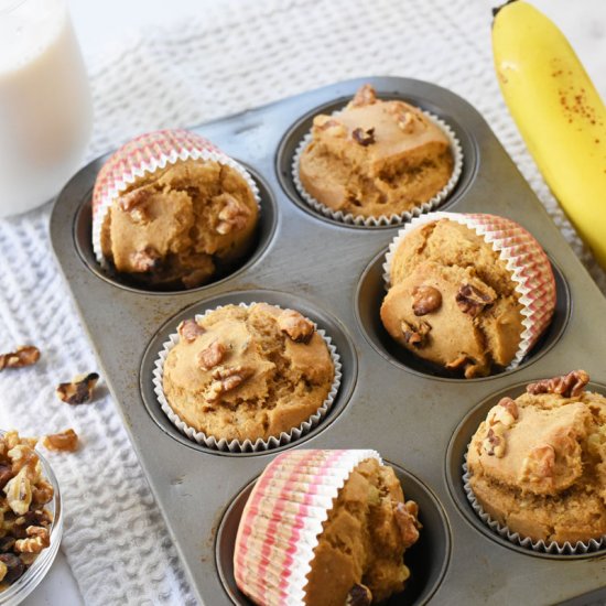 Vegan Banana Muffins